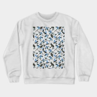 Abstract Easter Rabbit Floral Pattern II Crewneck Sweatshirt